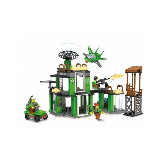 Blocki MyArmy stavebnice vojenská základna 251 dílků