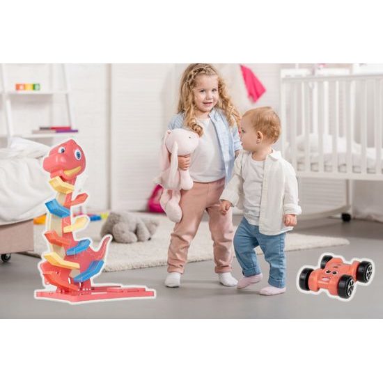 Skluzavka na baterie se 6 autíčky Fun Truck