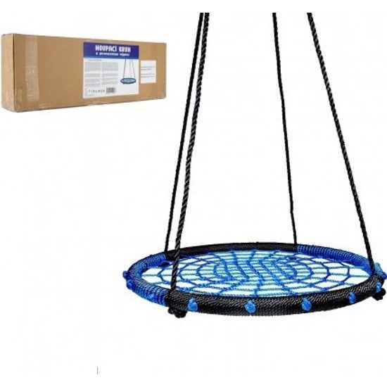 Houpací kruh modrý 80 cm provazová výplň