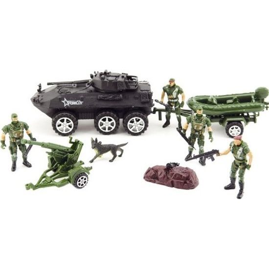 Sada vojáci s doplňky