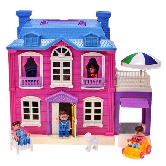 Malplay rozkládací domeček pro panenky s nábytkem Dream Palace