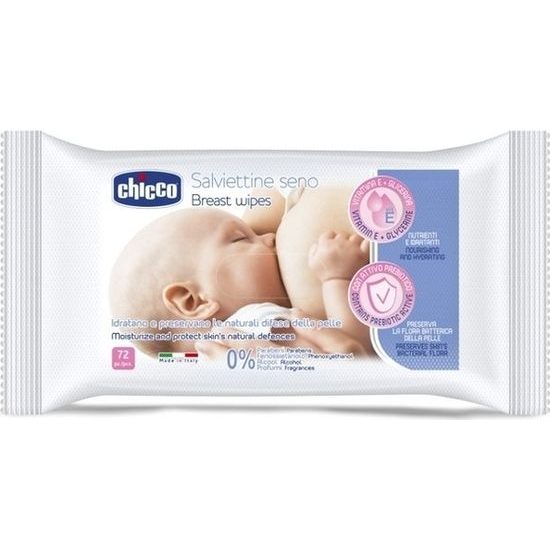 Čistící ubrousky na prsa 72 ks