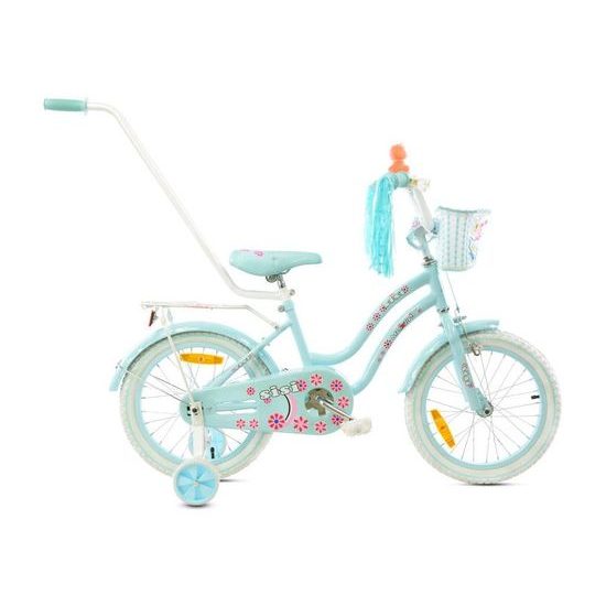 Mexller dětské kolo SISI 16" s vodící tyčí blankytná 2022