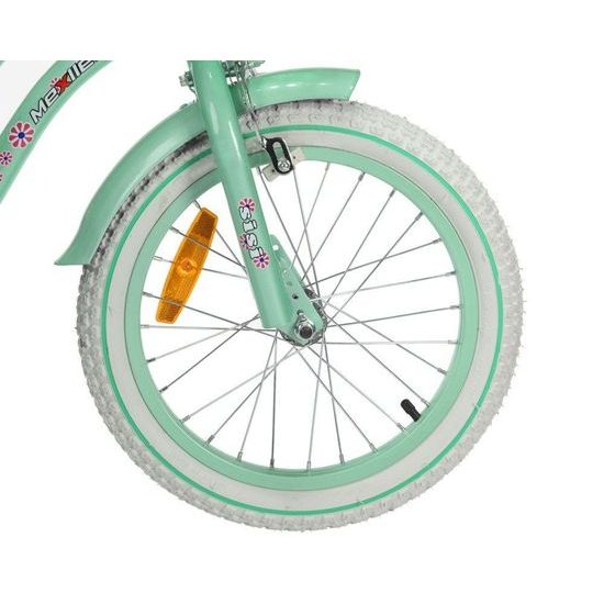 Mexller dětské kolo SISI 16" s vodící tyčí mintová 2022