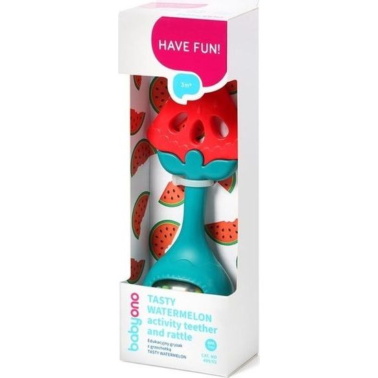 Kousátko s chrastítkem BabyOno Meloun