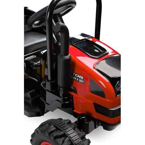 Elektrický traktor Hector červený