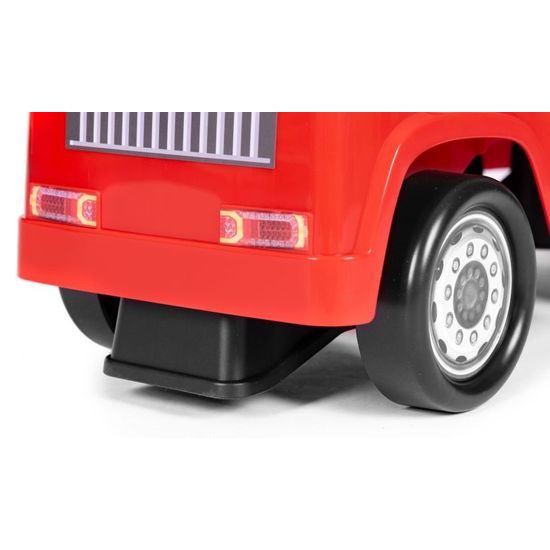 Dětské mini odrážedlo se zvuky Mercedes Actros - červené