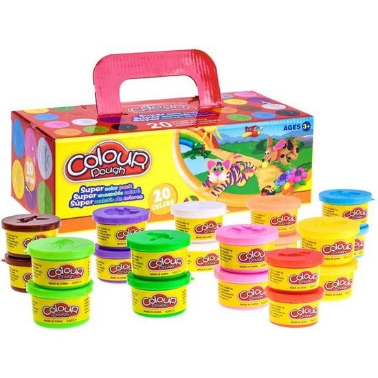 Majlo Toys modelovací plastelína pro děti 10 barev Color Doh