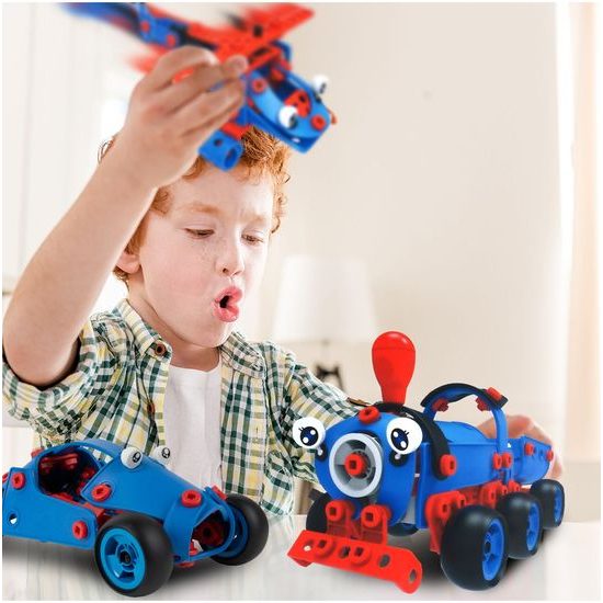 Konštrukčná stavebnica 6v1 Build Play 142 dielikov