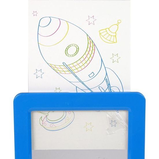 Kouzelná neonová tabule s 3D brýlemi růžová