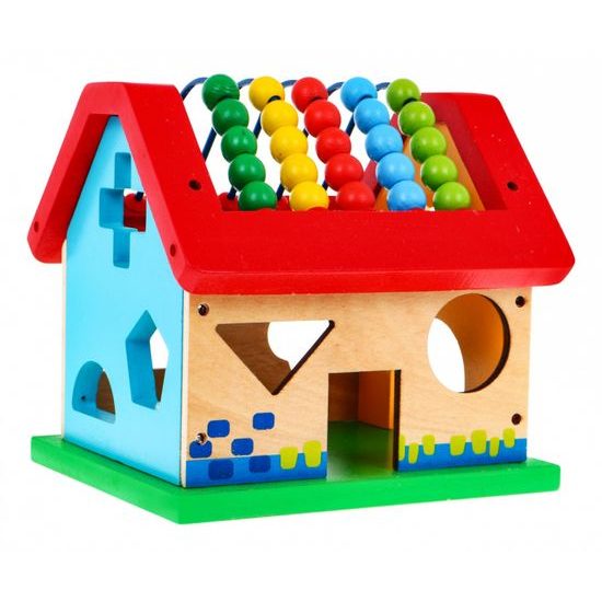 Dřevěný edukační domeček s počítadlem Wisdom Room