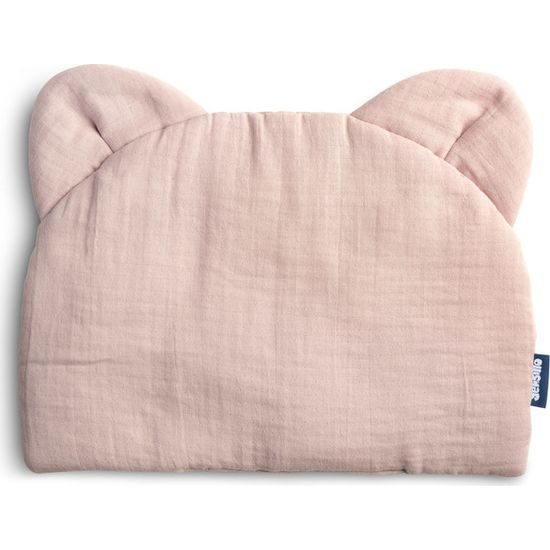 Mušelínová poduška do kočárku růžová