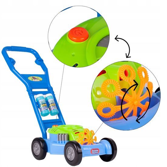 Dětská sekačka s bublifukem Bubble Chariot