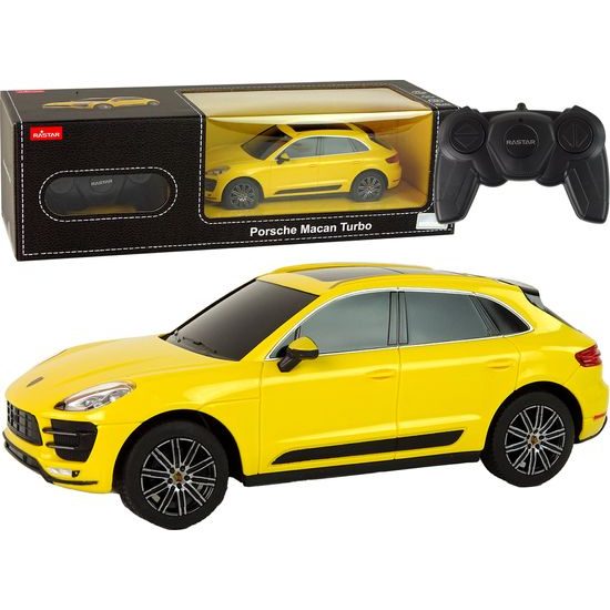 Auto R/C Porsche Macan turbo rastar žluté