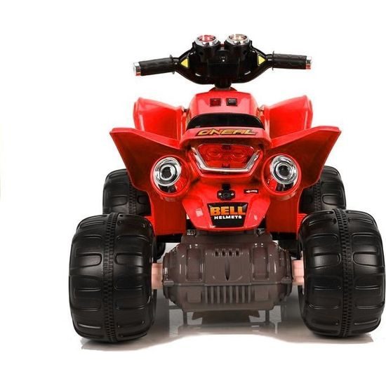 Dětská elektrická čtyřkolka AMS červená