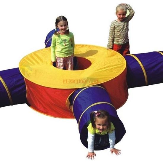 Ecotoys dětský stan 7v1 se 4 tunely