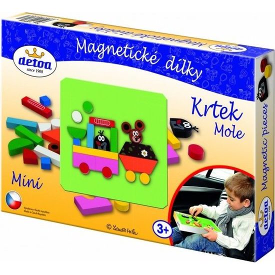 Magnetické dílky mini Krtek 27ks