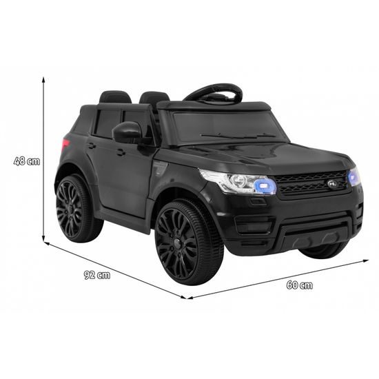 Dětské elektrické autíčko Land Rapid Racer černé