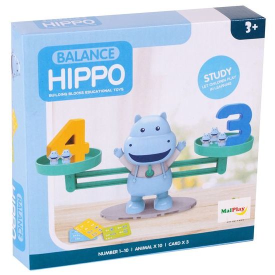 Náučná váha pre deti Balance Hipcio