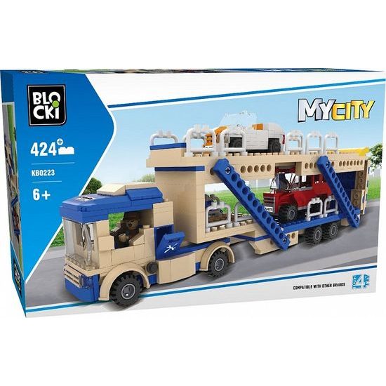 Blocki auto s návěsem 424 dílků