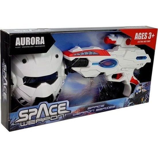 Kosmická laserová zbraň s maskou