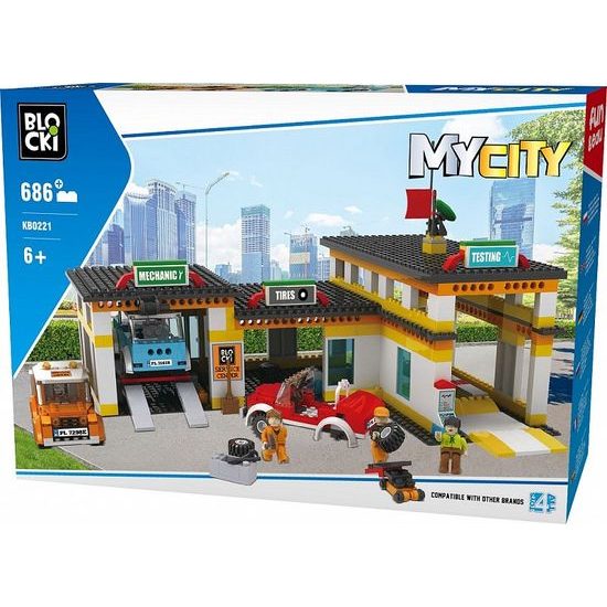 Blocki autoservis 686 dílků