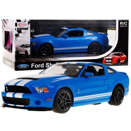 Rastar auto na dálkové ovládání Ford Shelby Mustang GT500 1:14 modré