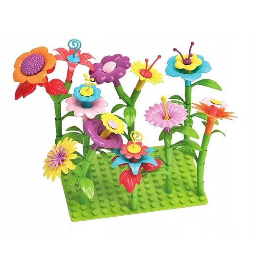 Doris dětská stavebnice zahrádka v kufříku 139 dílků