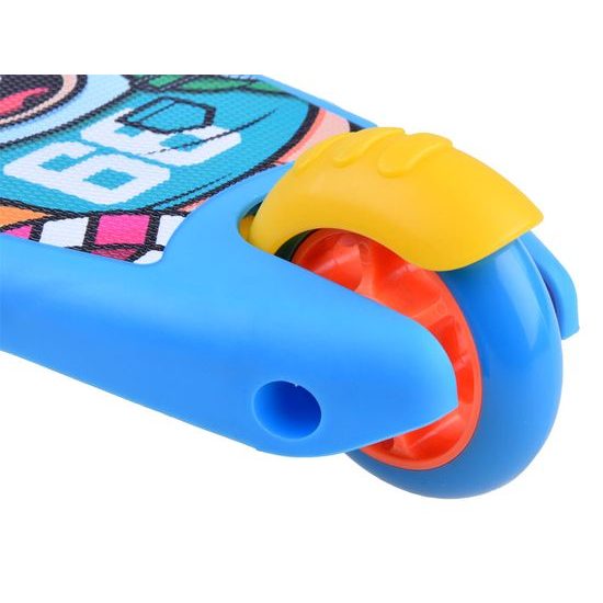 Dětská koloběžka Crazy Scooter se svítícími koly - modrá