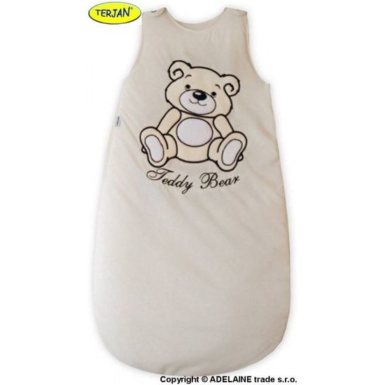 Baby Nellys Spací vak Teddy Bear Baby Nellys - smetanový, ecru vel. 2