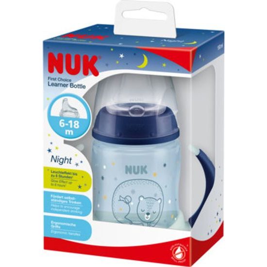 NUK Hrneček First Choice s úchyty Night, 6-18 m+