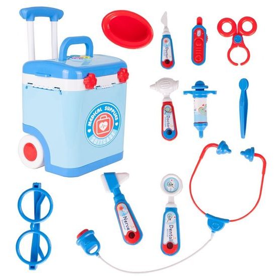 Dětský lékařský kufřík s příslušenstvím na baterie Family Doctor