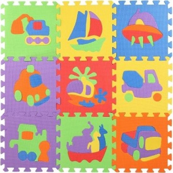 Pěnové puzzle Dopravní prostředky - 10ks