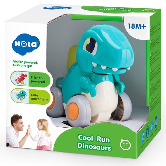 Huile Toys dinosaurus pro nejmenší na setrvačník - modrý