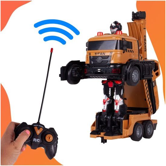 Robot transformer - jeřáb 2v1 Titan na dálkové ovládání