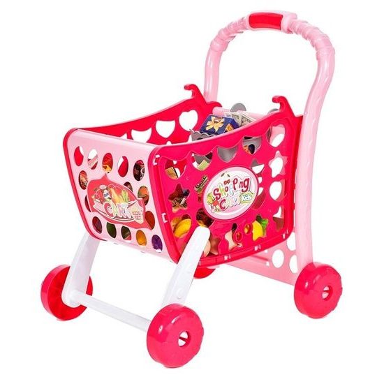 Dětský nákupní košík s příslušenstvím Shopping Chart 3v1