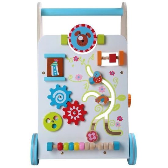 Ecotoys edukační dřevěné chodítko