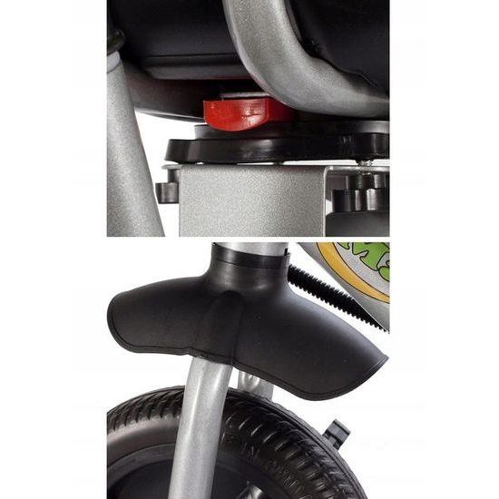 SMONTOVÁNO dětská tříkolka 3v1 s otočným sedadlem S360 modrá