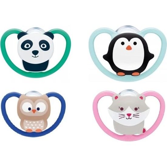 Nuk Dudlík silikonový Space 6-18m, 1ks