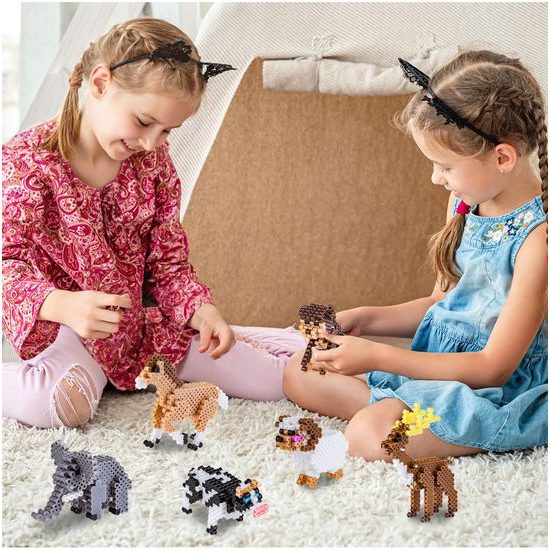 Zažehlovací korálky Iron Beads 3D Zvířátka 3000 kusů