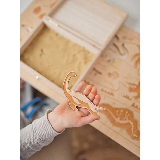 Dinosauři - dřevěné puzzle - ČESKÁ VERZE