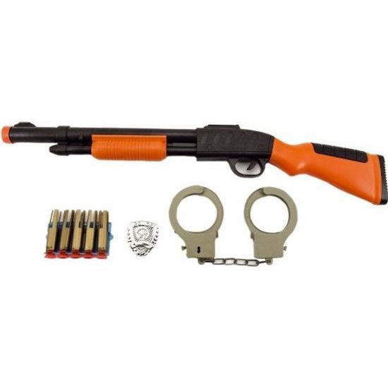 Brokovnice + pouta + náboje na přísavky