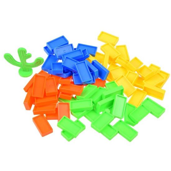 Majlo Toys veselé domino s lokomotivou na baterie Funny Loco