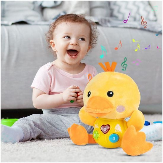 Interaktivní plyšová kačenka na baterie Magic Duck