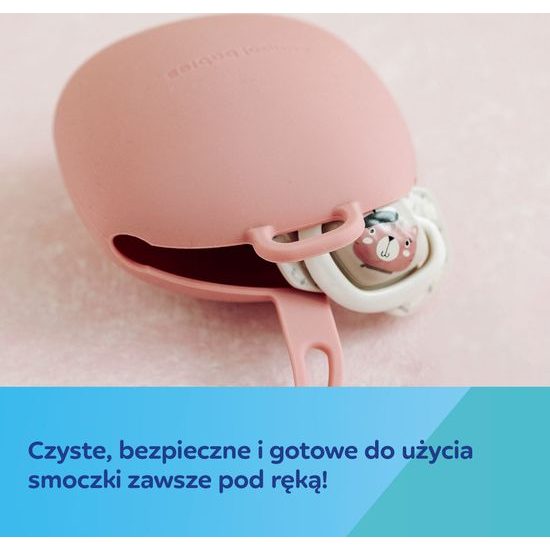 CANPOL babies Silikonové pouzdro na dudlík šedé