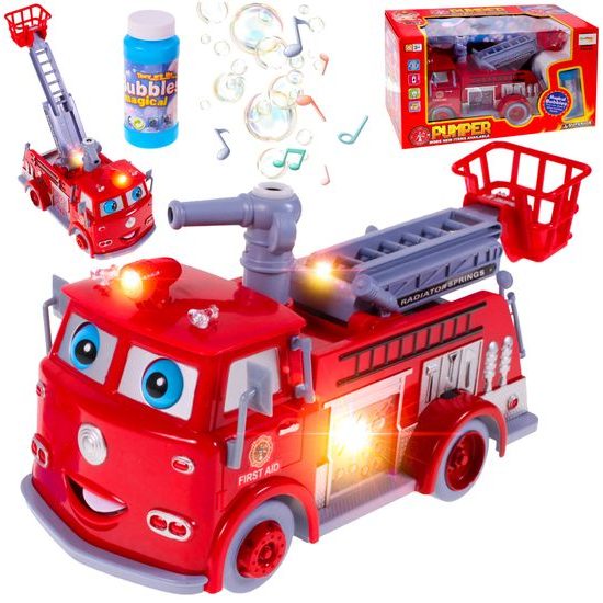 Majlo Toys hasičské auto s bublifukom a melódiami Bubble Pumper