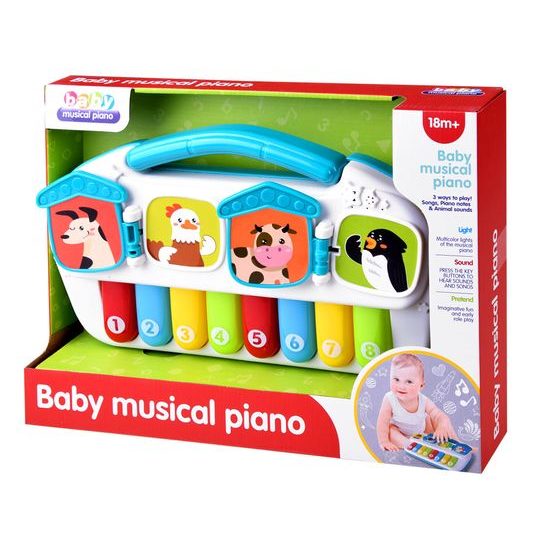 Dětské klávesy se zvířátky Baby Musical