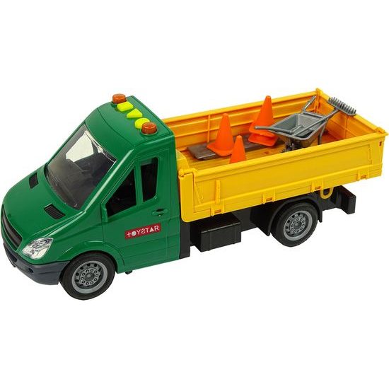 Silniční auto s příslušenstvím na setrvačník