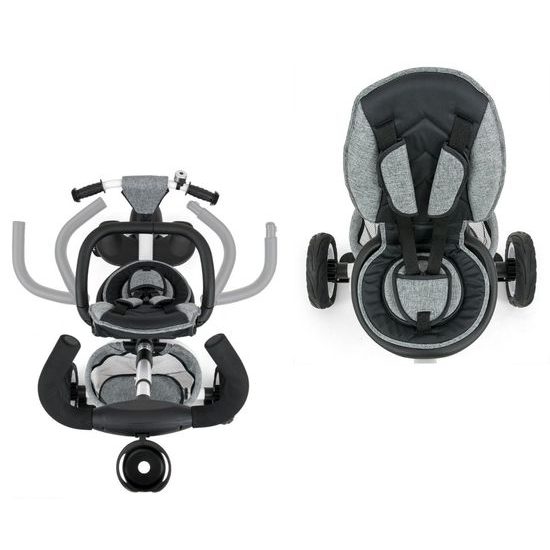 Dětská tříkolka 6v1 Milly Mally Stanley grey