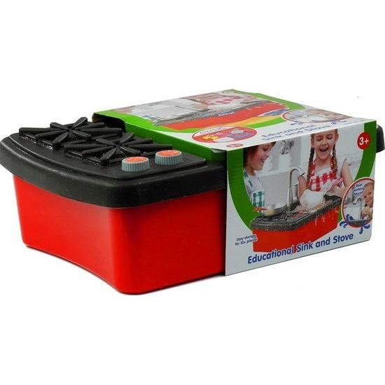 Dětský dřez se sporákem a doplňky
